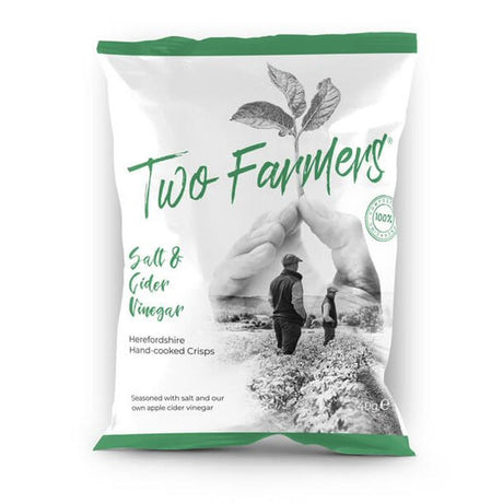 Two Farmers 40g Salt & Cider Vinegar Crisps - Old Railway Line Garden Centre