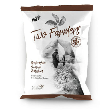 Two Farmers Herefordshire Sausage & Mustard Crisps 150g - Old Railway Line Garden Centre