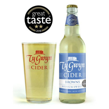 Ty Gwyn 500ml Medium Sweet Cider - Old Railway Line Garden Centre