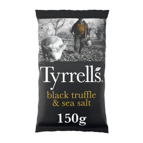 Tyrells 150g Black Truffle & Sea Salt Crisps - Old Railway Line Garden Centre