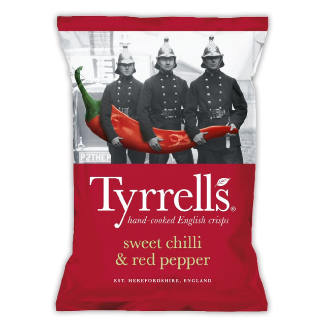 Tyrrells 150g Sweet Chilli & Red Pepper Crisps - Old Railway Line Garden Centre