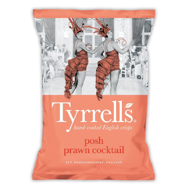 Tyrrells 40g Posh Prawn Cocktail Crisps - Old Railway Line Garden Centre