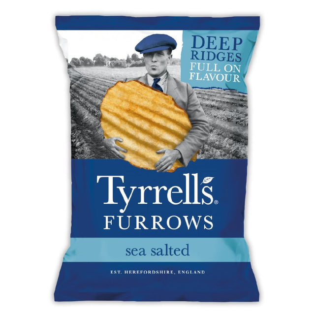 Tyrrells Furrows 150g Sea Salted Crisps - Old Railway Line Garden Centre