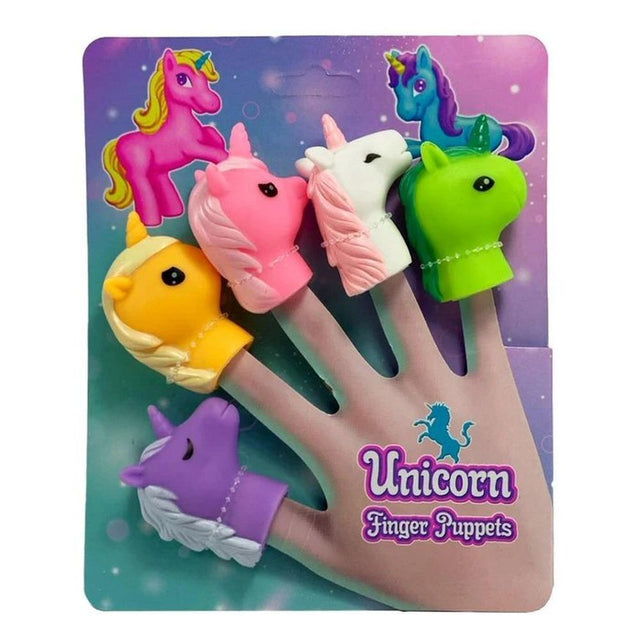 Unicorn Finger Puppets 5pc - Old Railway Line Garden Centre