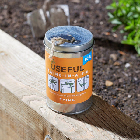 Useful 100g Natural Twine - In - A - Tin - Old Railway Line Garden Centre
