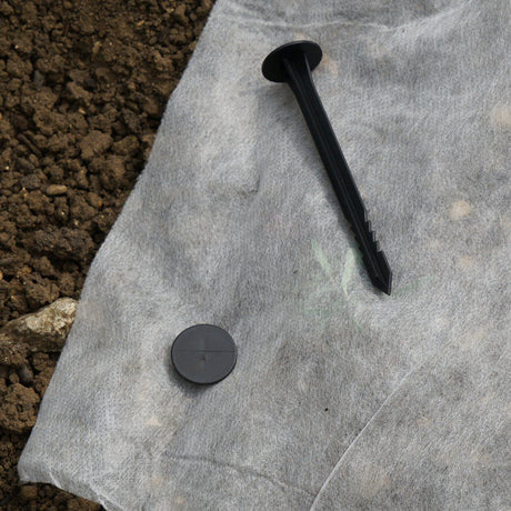 Useful 11cm Garden Film & Fabric Pegs (Pack of 10) - Old Railway Line Garden Centre