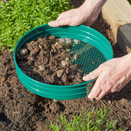 Useful 30cm Metal Garden Sieve - Old Railway Line Garden Centre