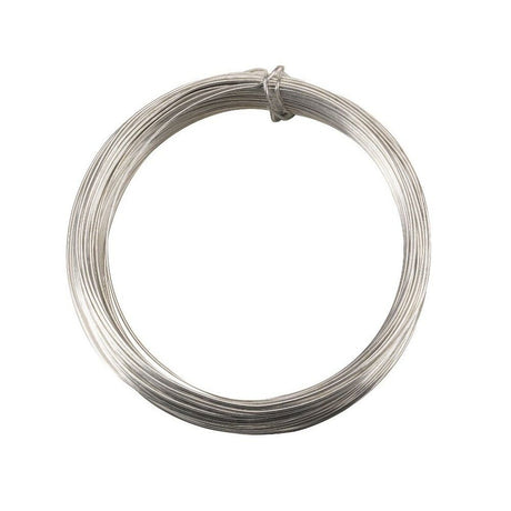 Useful 50m Galvanised 1mm Garden Wire - Old Railway Line Garden Centre