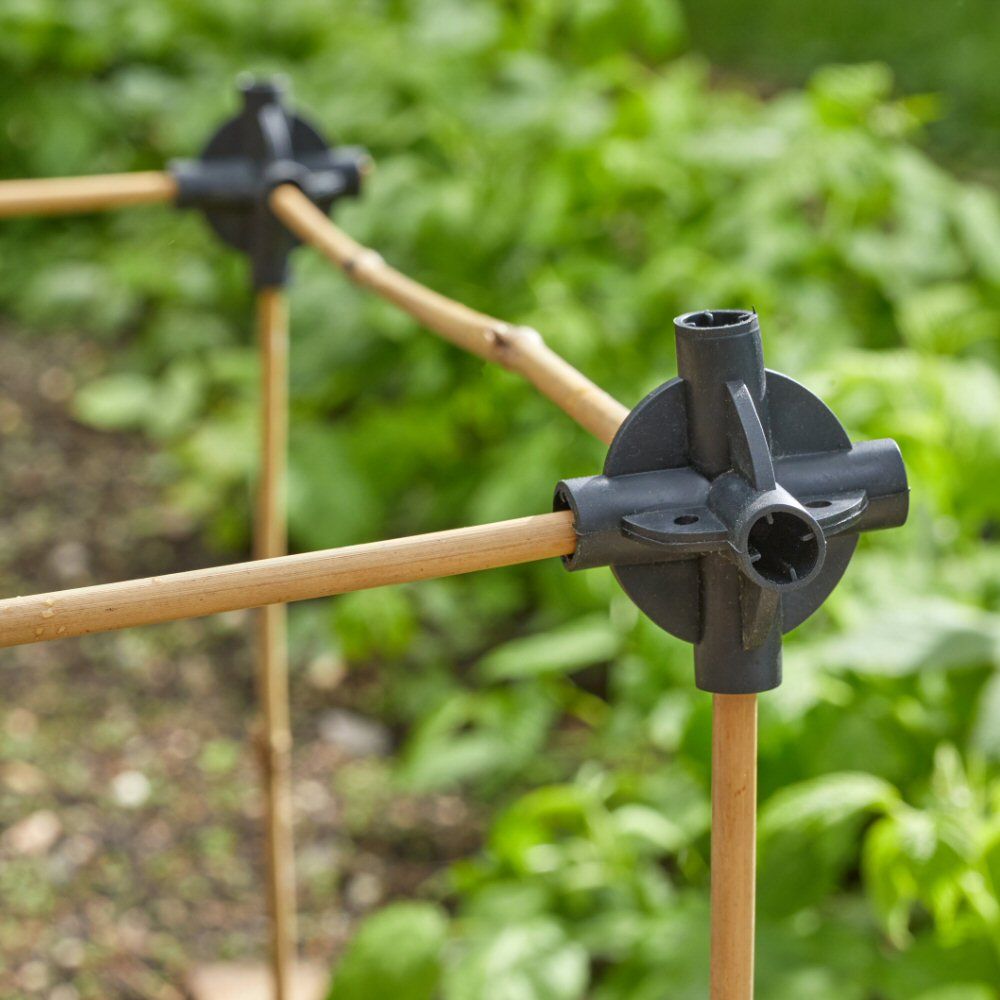 Useful Multi Joint Cane Connectors (Pack of 6) - Old Railway Line Garden Centre