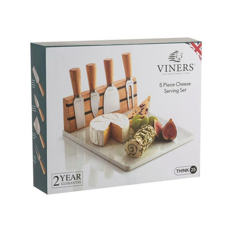 Viners 205mm Cheese Serving Kit (Set of 5) - Old Railway Line Garden Centre