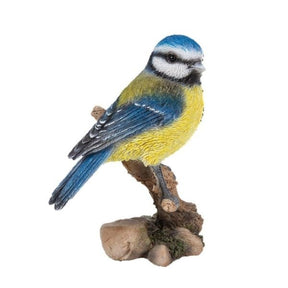 Vivid Arts 13cm Blue Tit Resin - WBC - BT05 - F - Old Railway Line Garden Centre