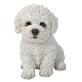 Vivid Arts 14cm Bichon Frise Puppy Pet Pals - PP - BCHN - F - Old Railway Line Garden Centre