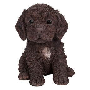 Vivid Arts 16cm Chocolate Cockapoo Puppy - PP - CKP7 - F - Old Railway Line Garden Centre