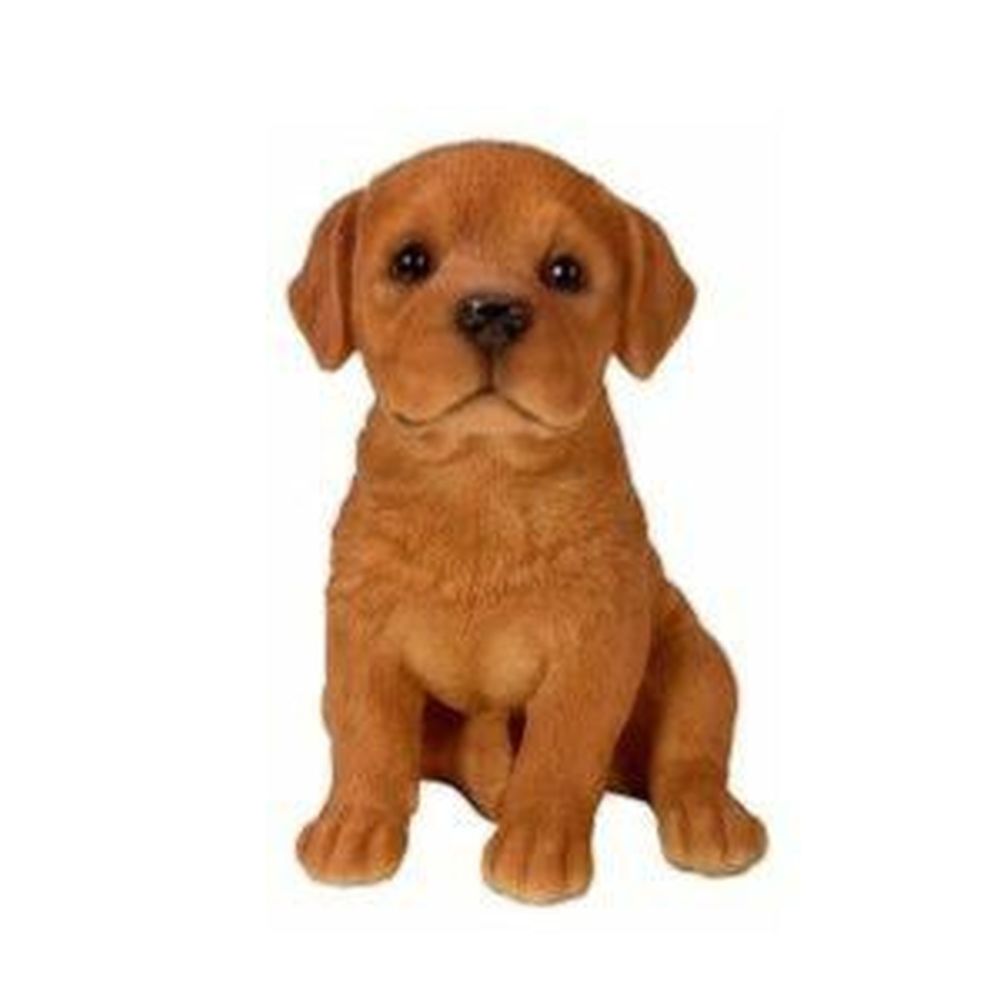 Vivid Arts 17cm Fox Red Labrador Puppy - Old Railway Line Garden Centre