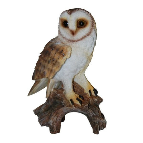 Vivid Arts 18cm Barn Owl Ornament - XRL - BARN - F - Old Railway Line Garden Centre