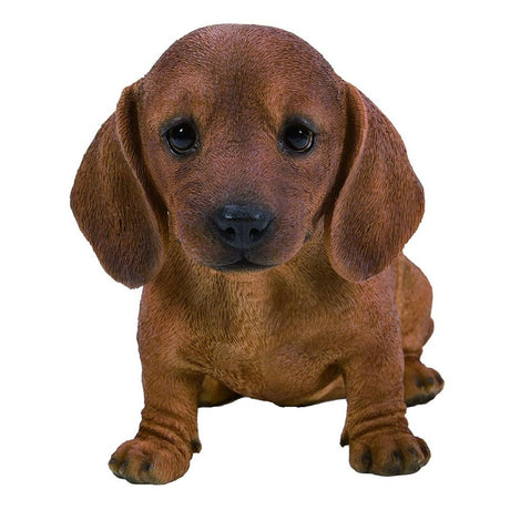 Vivid Arts 20cm Brown Dachshund Puppy - Old Railway Line Garden Centre