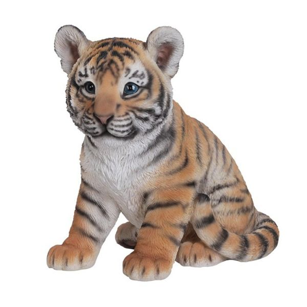 Vivid Arts 30cm Sitting Tiger Cub - XRL - STIG - D - Old Railway Line Garden Centre