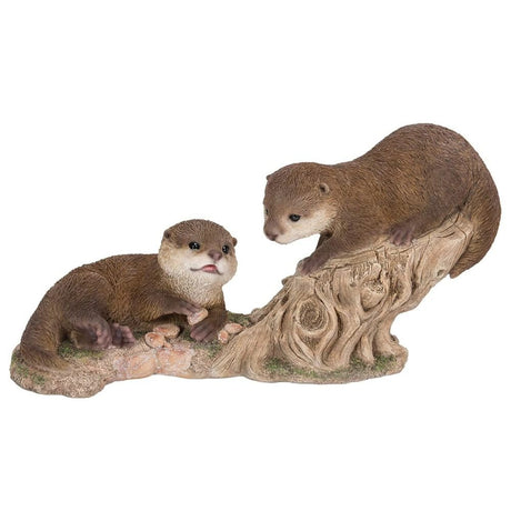Vivid Arts 34cm Playful Climbing Baby Otters RL - PF13 - B - Old Railway Line Garden Centre