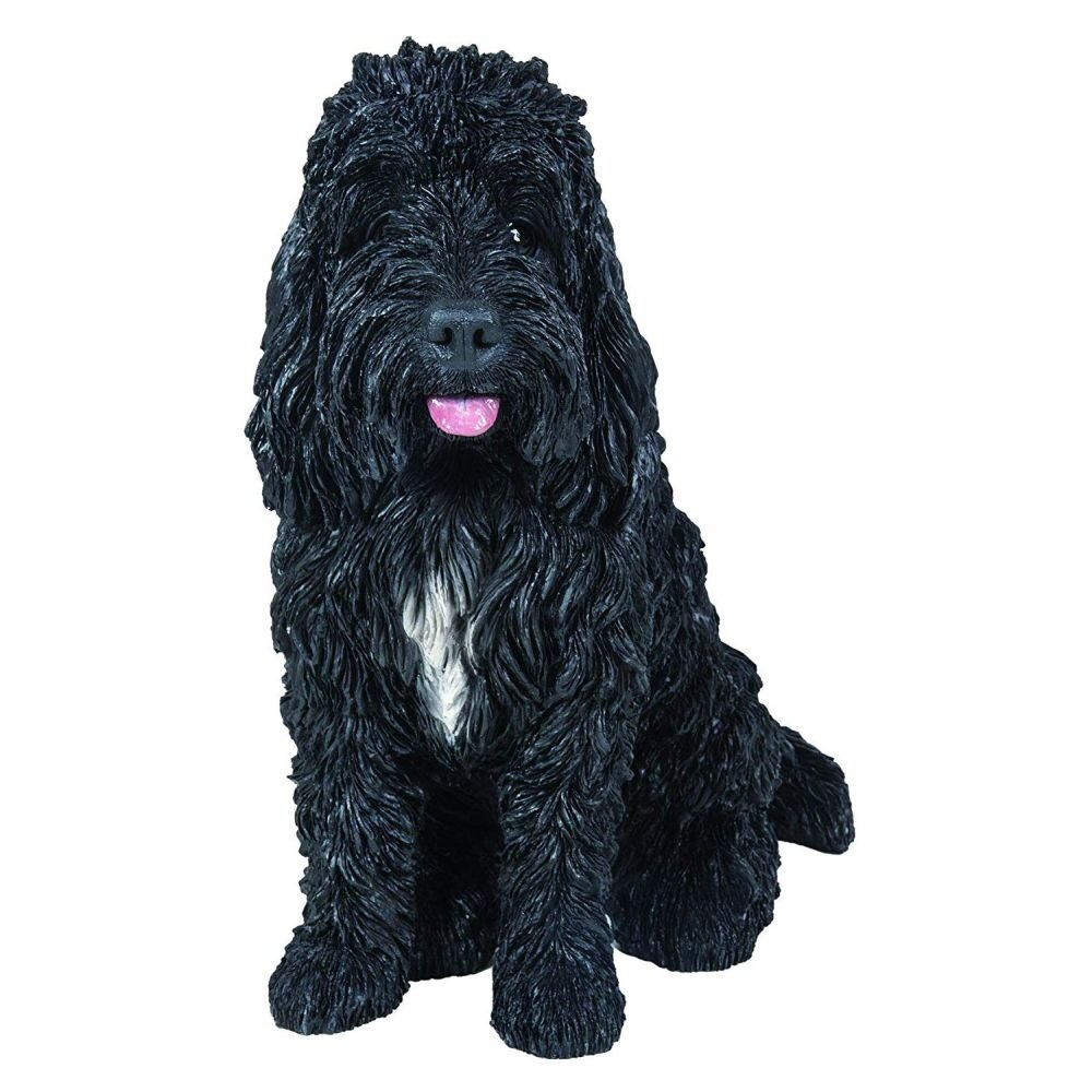 Cockapoo Wooden Vivid Arts 42cm Sitting Black Cockapoo - XRL-CLP1-A – Old Railway Line ...