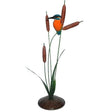 Vivid Arts 60cm Kingfisher on Metal Bulrushes - XMW - SC19 - D - Old Railway Line Garden Centre