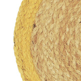 Walton & Co. 35cm Ochre Fiesta Circular Jute Placemat - Old Railway Line Garden Centre