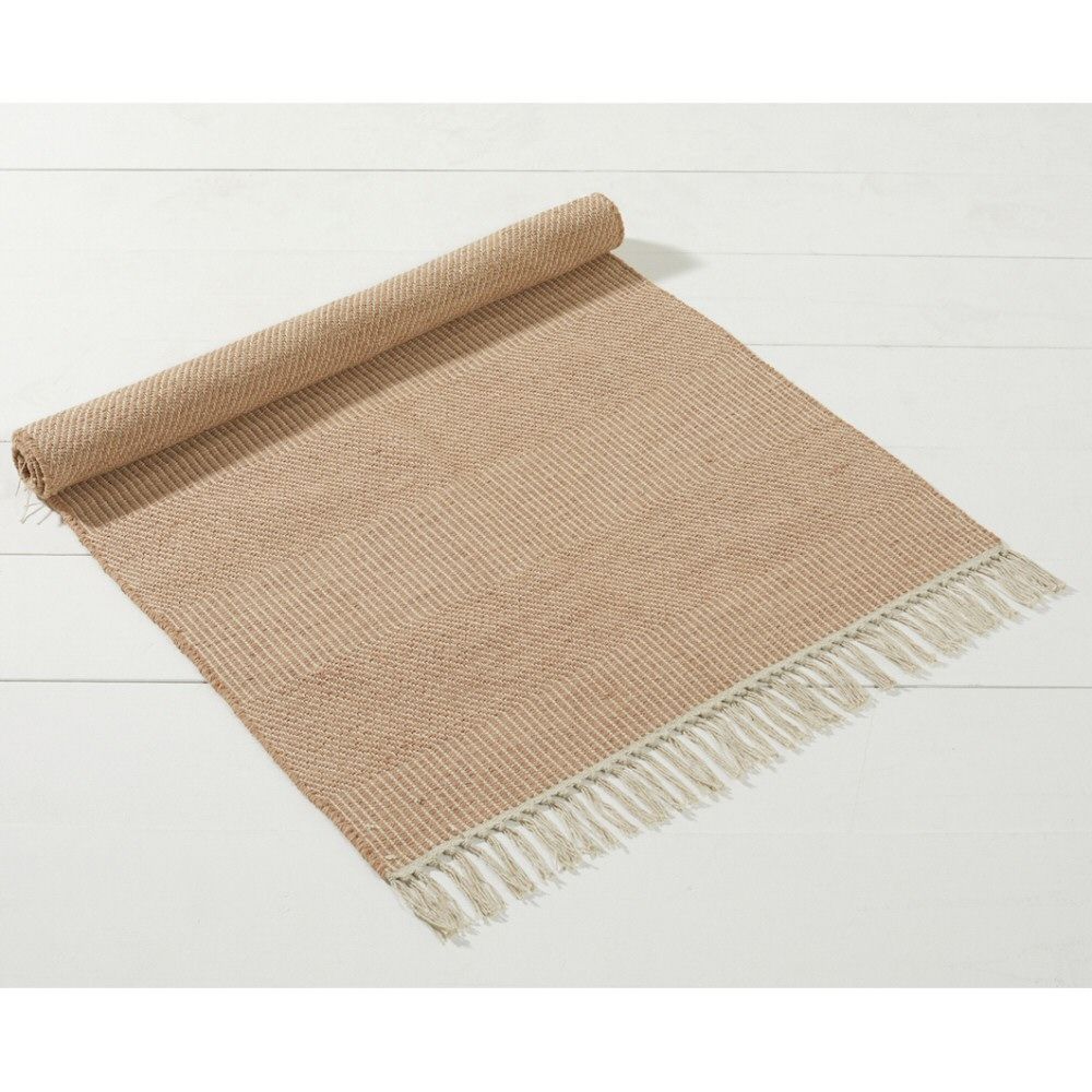 Walton & Co 90cm Natural Stolkholm Rug - Old Railway Line Garden Centre