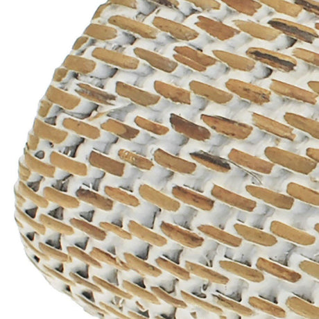 Walton & Co. White Rattan Napkin Ring - Old Railway Line Garden Centre