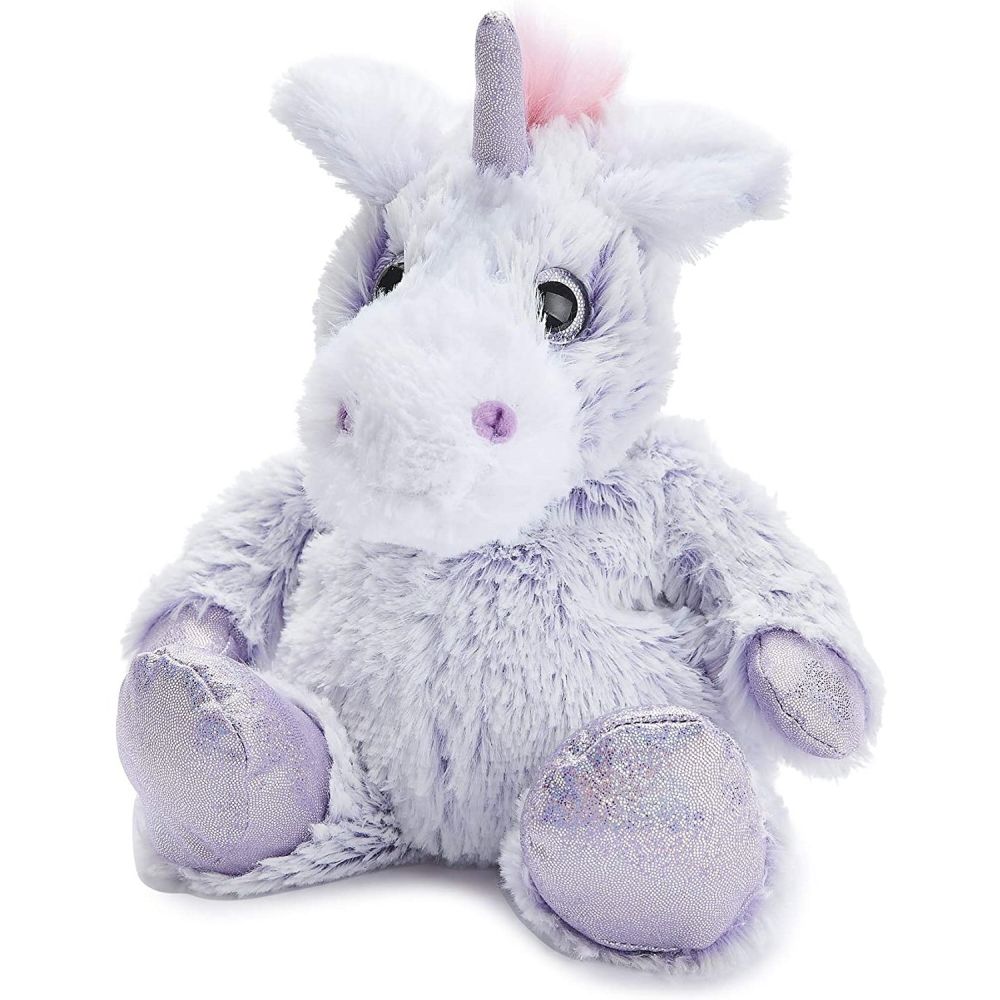 Warmies 13" Purple Unicorn Plush Unicorn Microwavable Soft Toy - Old Railway Line Garden Centre