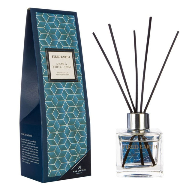 Wax Lyrical 100ml Assam & White Cedar Reed Diffuser - Old Railway Line Garden Centre