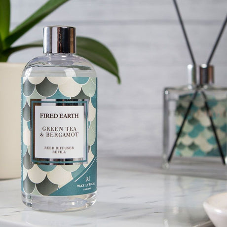 Wax Lyrical 200ml Green Tea & Bergamot Reed Diffuser Refill - Old Railway Line Garden Centre