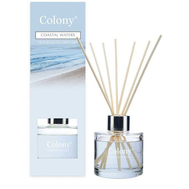 Wax Lyrical Colony 200ml Coastal Waters Reed Diffuser - Old Railway Line Garden Centre