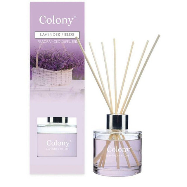 Wax Lyrical Colony 200ml Lavender Fields Reed Diffuser - Old Railway Line Garden Centre