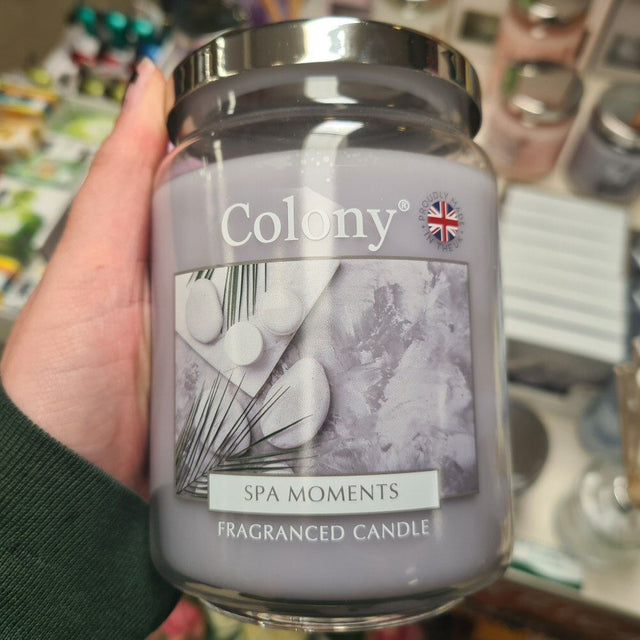 Wax Lyrical Colony Spa Moment Large Jar Candle - Old Railway Line Garden Centre