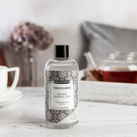Wax Lyrical Fired Earth 200ml Silver Needle Tea Reed Diffuser Refill - Old Railway Line Garden Centre