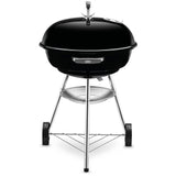 Weber 57cm Black Compact Kettle Charcoal Barbecue (1321004) - Old Railway Line Garden Centre