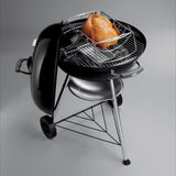 Weber 57cm Black Compact Kettle Charcoal Barbecue (1321004) - Old Railway Line Garden Centre
