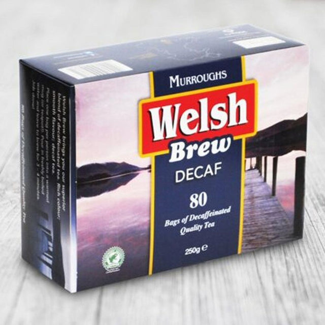 Welsh Brew Tea 80 Decaff Teabags - Old Railway Line Garden Centre