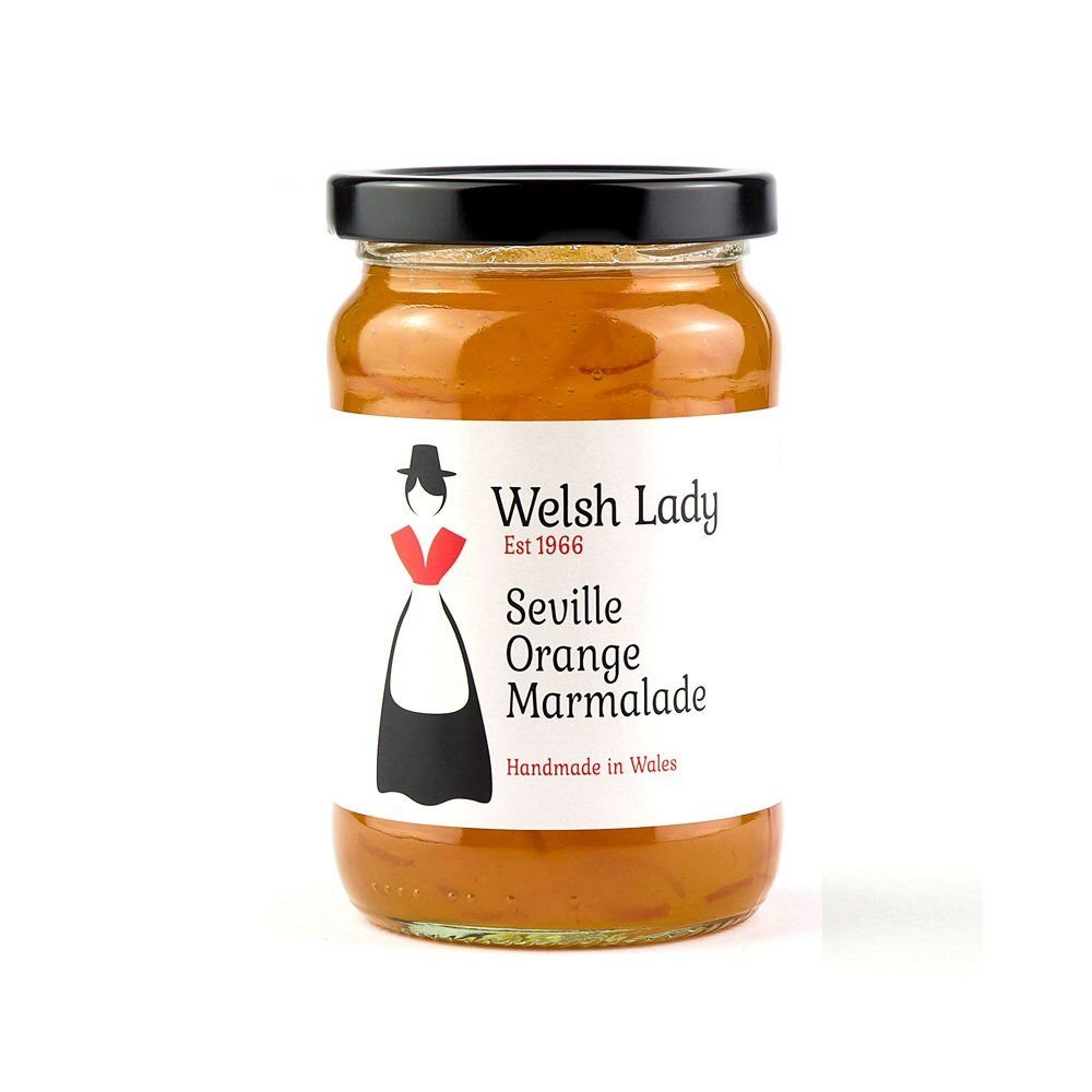 Welsh Lady 340g Seville Orange Thin Cut Marmalade - Old Railway Line Garden Centre