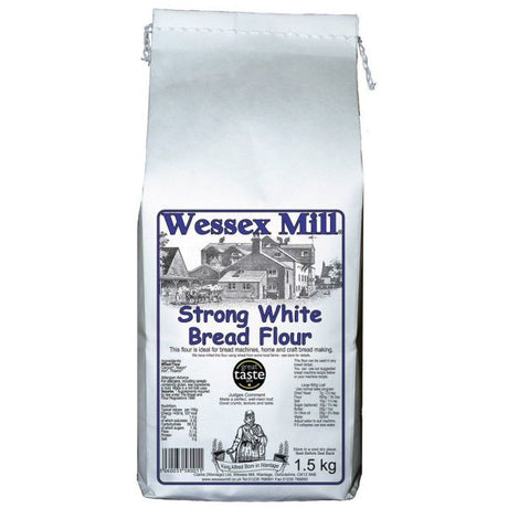 Wessex Mill 1.5kg Strong White Bread Flour - Old Railway Line Garden Centre