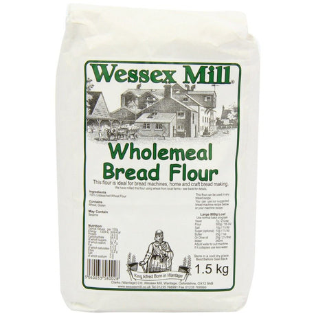 Wessex Mill 1.5kg Wholemeal Bread Flour - Old Railway Line Garden Centre