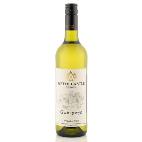 White Castle 75cl Gwin Gwyn Welsh White Wine - Old Railway Line Garden Centre