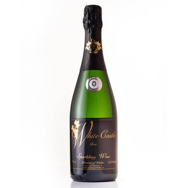 White Castle 75cl Sparkling Welsh White Wine - Old Railway Line Garden Centre