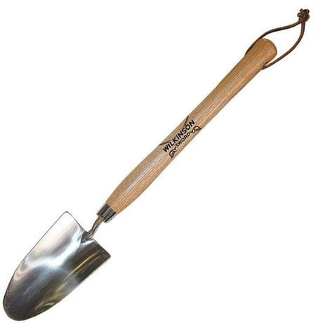 Wilkinson Sword Stainless Steel Long Handled Trowel - Old Railway Line Garden Centre