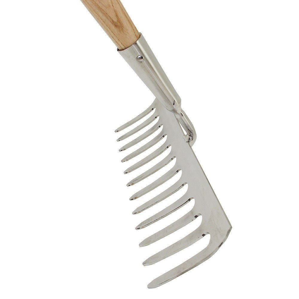 Wilkinson Sword Stainless Steel Soil Rake - Old Railway Line Garden Centre