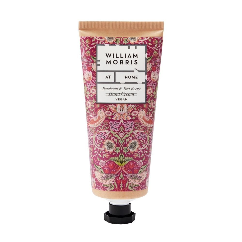 William Morris At Home 100ml Patchouli & Red Berry Hand Cream - Old Railway Line Garden Centre