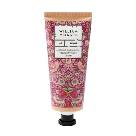 William Morris At Home 100ml Patchouli & Red Berry Hand Cream - Old Railway Line Garden Centre