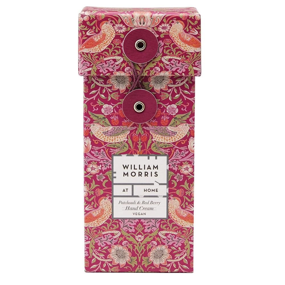 William Morris At Home 100ml Patchouli & Red Berry Hand Cream - Old Railway Line Garden Centre