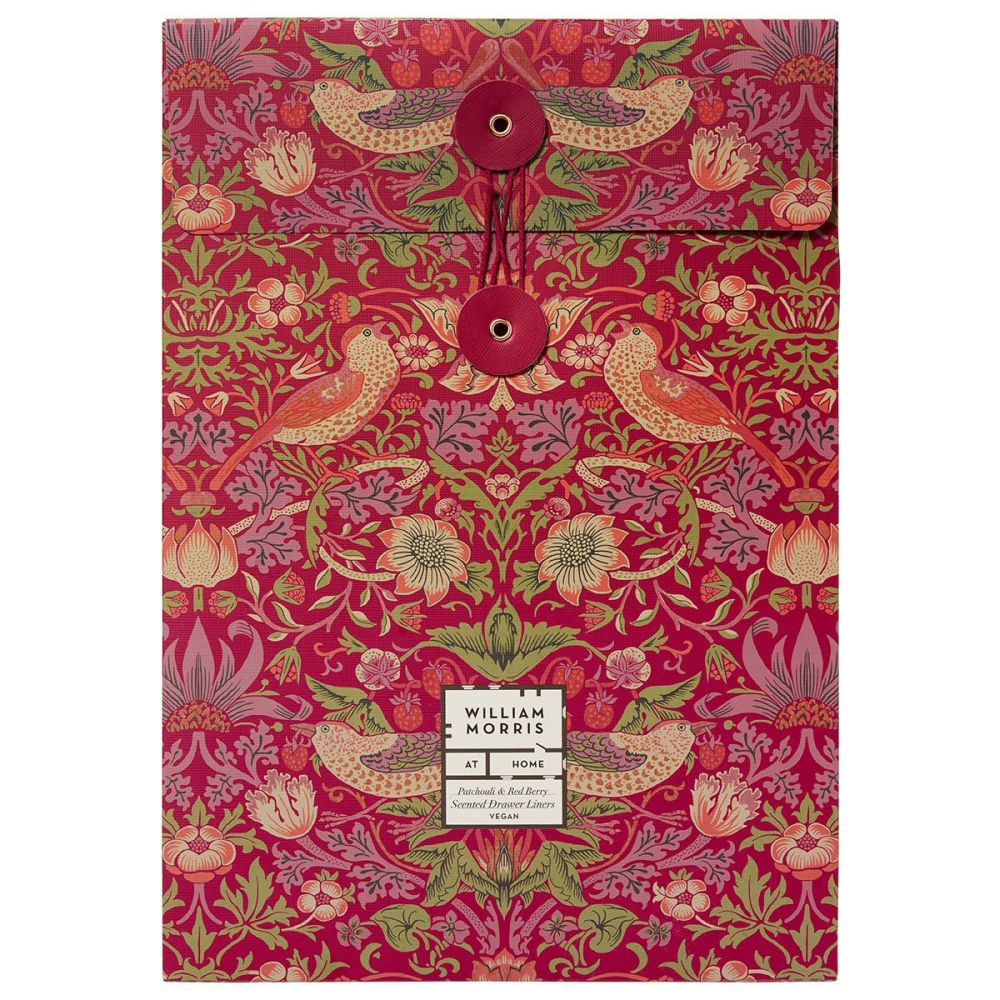 William Morris at Home Patchouli & Red Berry Scented Drawer Liners