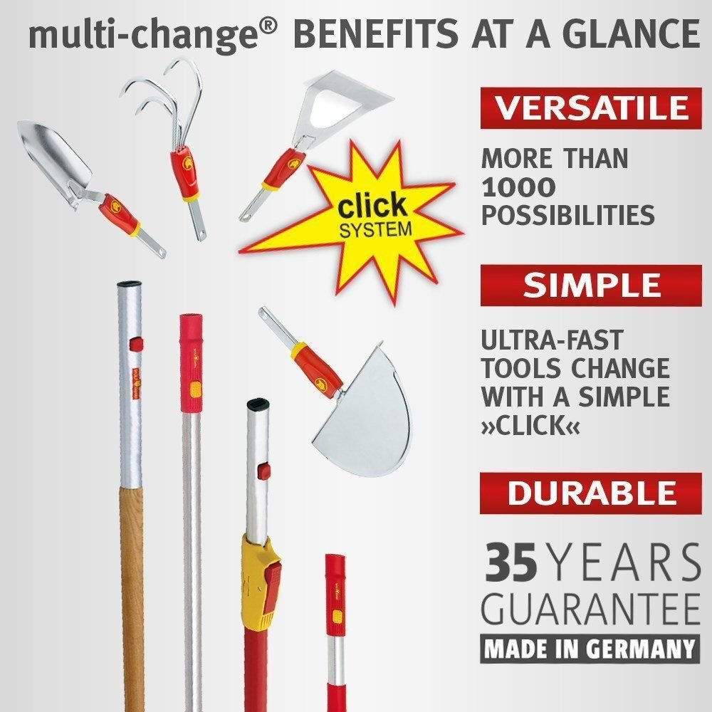 Wolf Garten Multi - change Telescopic Handle 220 - 400cm - Old Railway Line Garden Centre