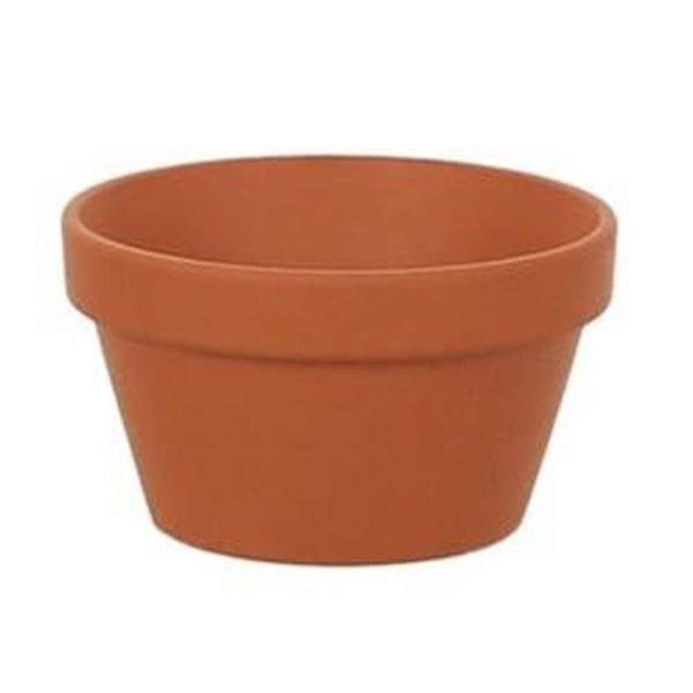 Woodlodge 13cm Terracotta Spang Half Pot - Old Railway Line Garden Centre